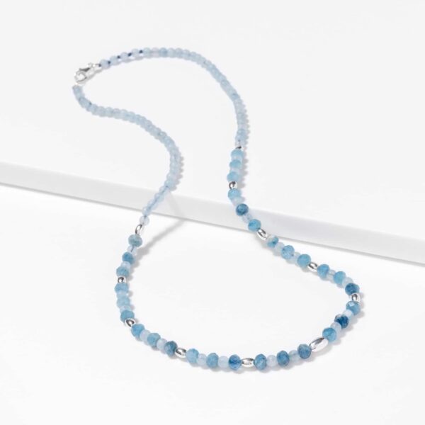 Aquamarine Kara short necklace marybola