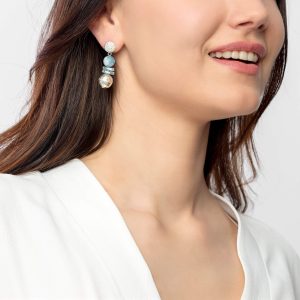 marybola aquamarine and silver earrings