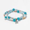 angelite and aquamarine capri bracelet