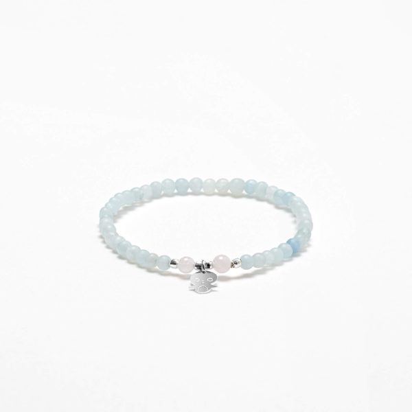 Penguin aquamarine bracelet