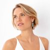 Cora earrings with amazonite