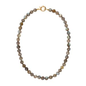 labradorite sphere necklace