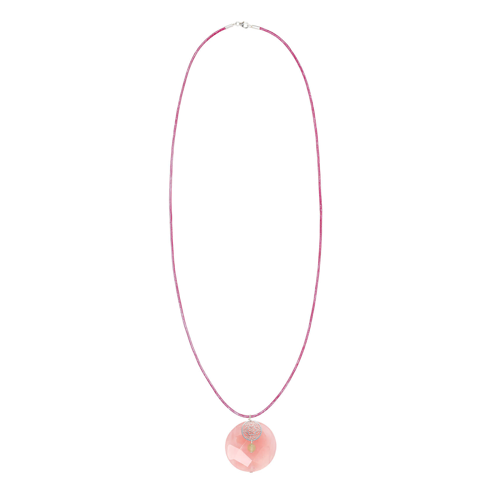 marybola rose quartz pendant