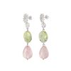 marybola rose quartz earrings