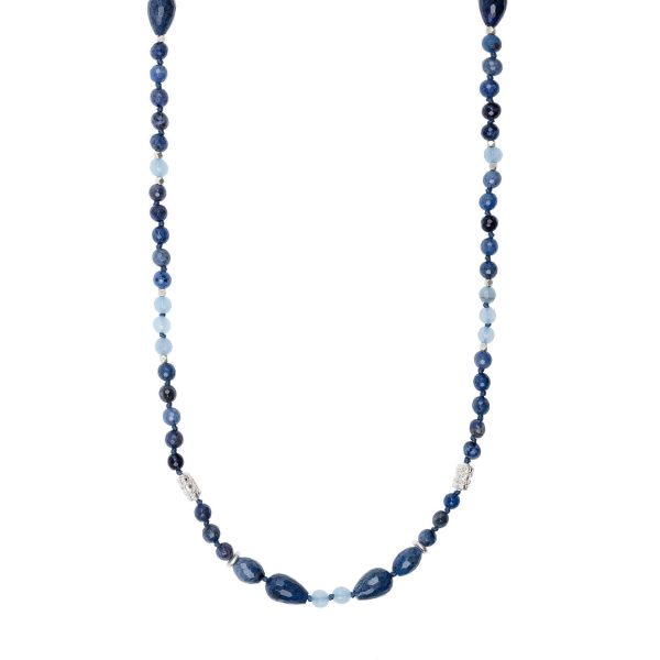 Sodalite long necklace