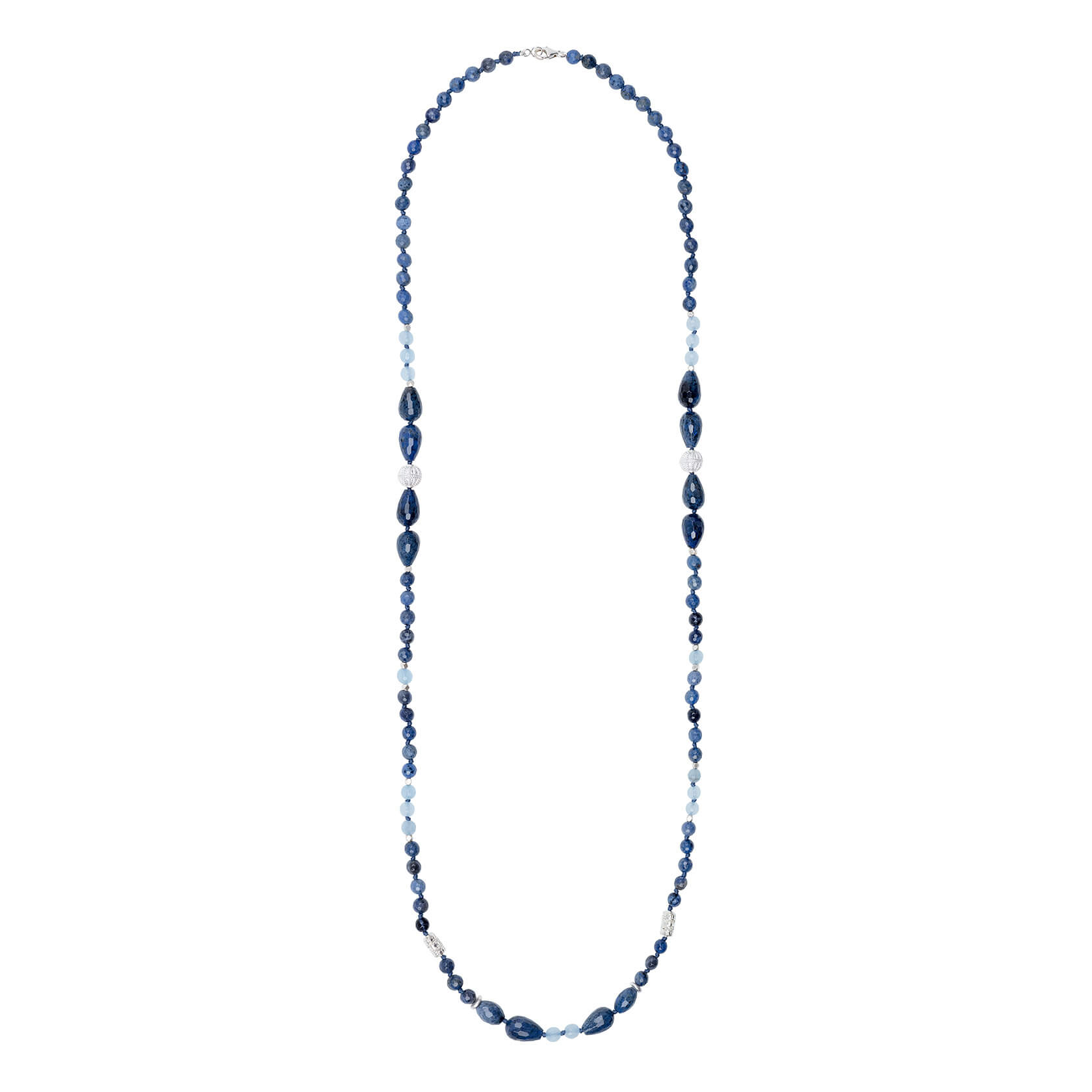 Sodalite long necklace | Marybola