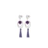 Amethyst earrings from Marybola