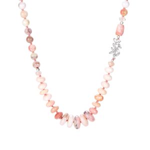 Rose opal necklace