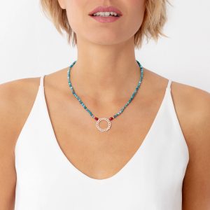 Blue apatite necklace | marybola