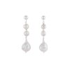 Pendientes de perla irregular