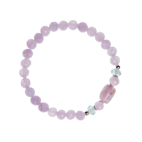 Pulsera Pétalos kunzita