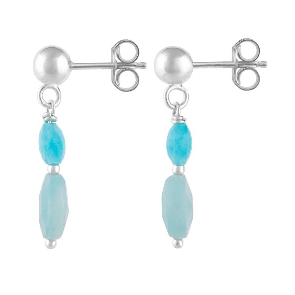Pendientes Nymara amazonita Marybola
