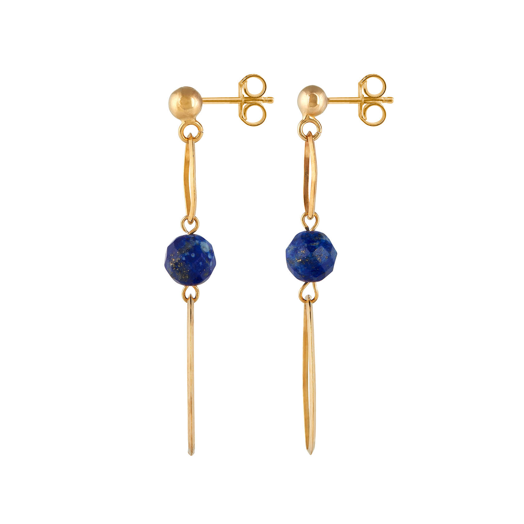 Pendientes Oryon oval doble - Imagen 2